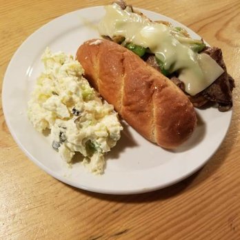 Sit N Bull Saloon - Great philly cheese steak sandwich special! - American Near Me - Conconully, Washington Sit N Bull Saloon - Great philly cheese steak sandwich special! - American Near Me - Conconully, Washington