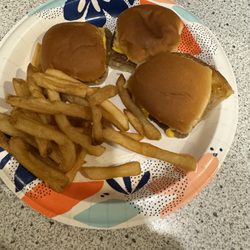 Krystal - Cheese Krystals with Medium Fries