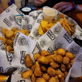 Pineapple Willy's - Appetizers,  chips&queso, fried pickles, cheese curds - Seafood Near Me - Panama City Beach, Florida