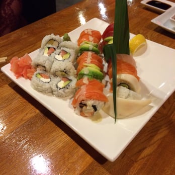 Sushi Blue - Philly roll, Pasadena roll, and Rainbow roll. - Sushi Bars Near Me - Lexington, Kentucky