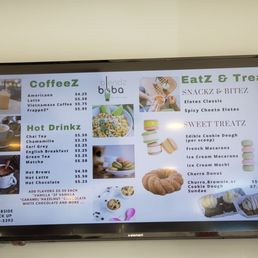 the menu