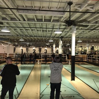 The Royal Palms Shuffleboard Brooklyn - Shuffle board area - Cocktail Bars Near Me - Brooklyn, New York