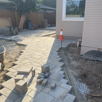 Nova Design Landscapes - Front pathway-- installation - Artificial Turf Near Me - Escondido, California Nova Design Landscapes - Front pathway-- installation - Artificial Turf Near Me - Escondido, California
