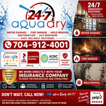 247 Aquadry - Damage Restoration Near Me - Waxhaw, North Carolina 247 Aquadry - Damage Restoration Near Me - Waxhaw, North Carolina