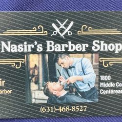 Nasir's Barbershop - Business card