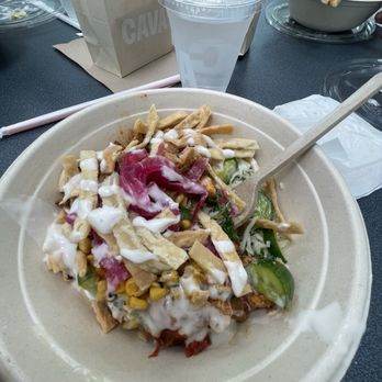 CAVA - Half portioned bowl - Mediterranean Near Me - Carson, California