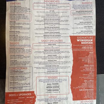 Wingman Birdz + Brewz - Menu - Bars Near Me - Walla Walla, Washington