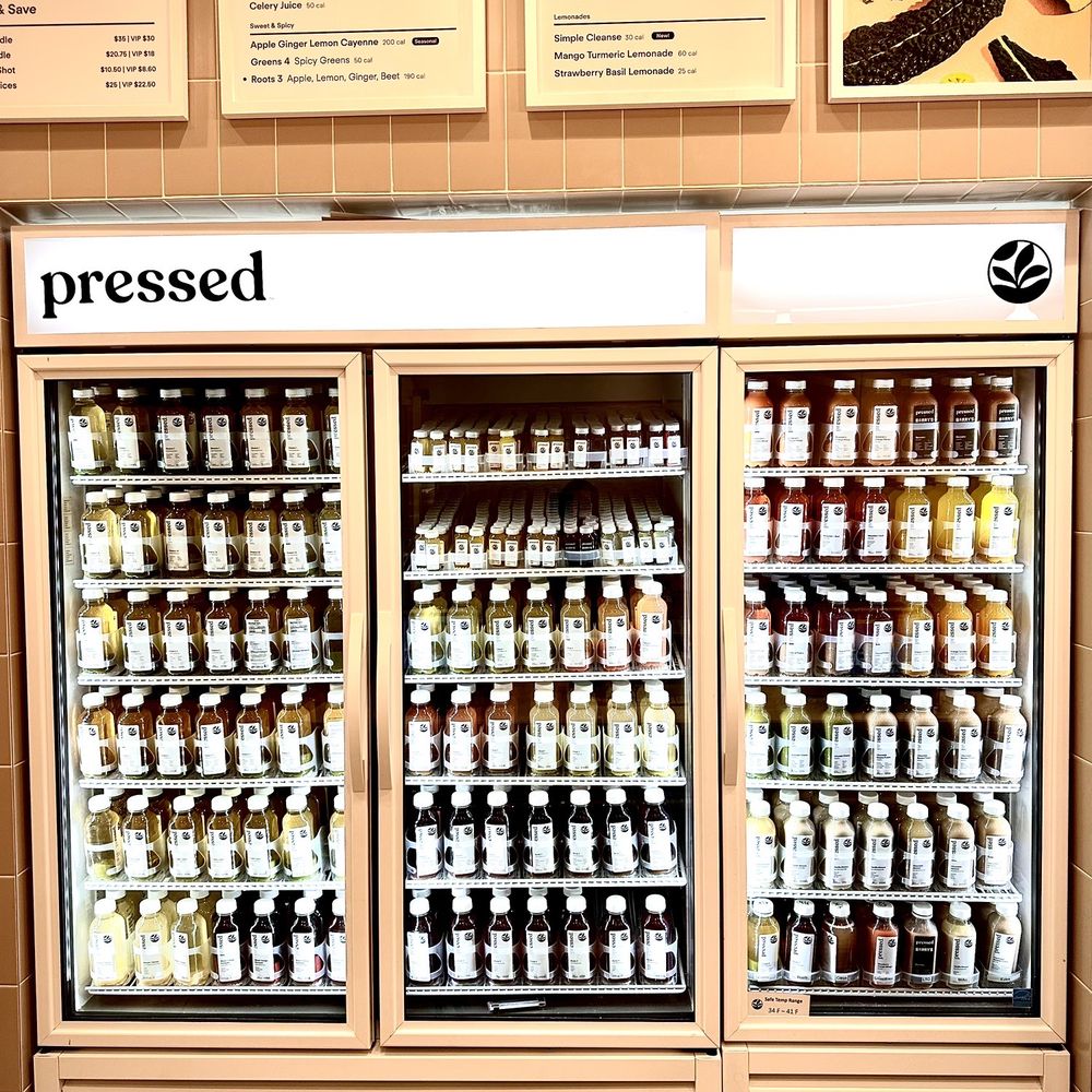 Pressed Juicery - So many choices - Juice Bars & Smoothies Near Me - Costa Mesa, California