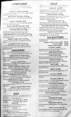 Menu photo 4 Racha Thai & Asian Kitchen Seattle, WA Menu photo 4 Racha Thai & Asian Kitchen Seattle, WA