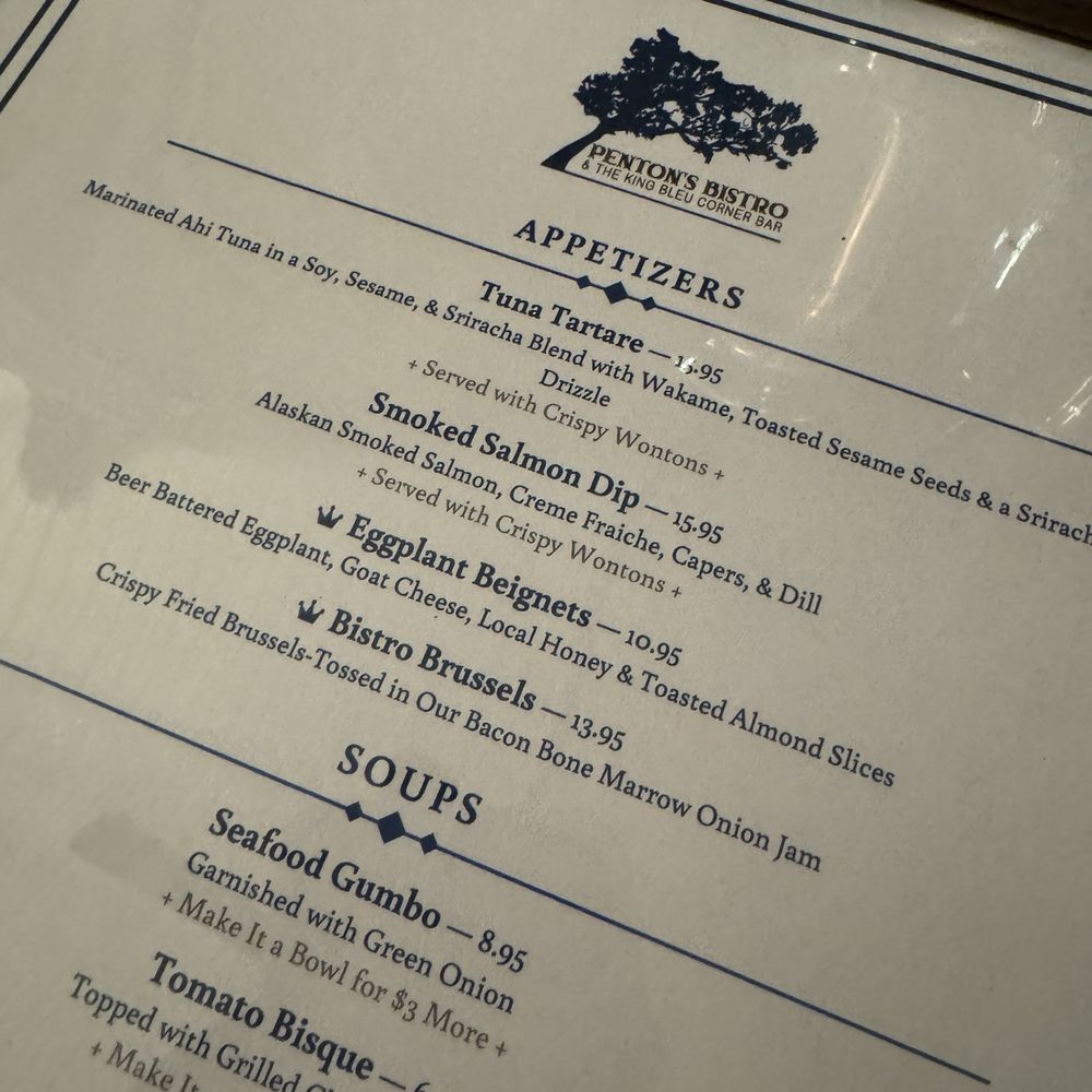 Penton’s Bistro - Menu - Bars Near Me - Mobile, Alabama Penton’s Bistro - Menu - Bars Near Me - Mobile, Alabama