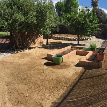Pacific Crest Landscape - Scott laid DG and pea gravel around a raised bed we had built ourselves. - Landscaping Near Me Pacific Crest Landscape - Scott laid DG and pea gravel around a raised bed we had built ourselves. - Landscaping Near Me
