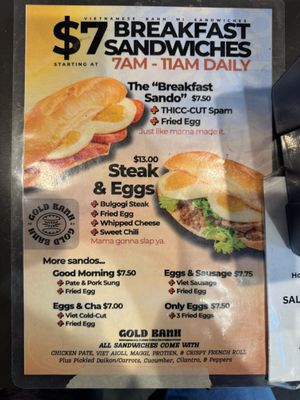 Menu photo 1 Gold Banh Glendora, CA Menu photo 1 Gold Banh Glendora, CA