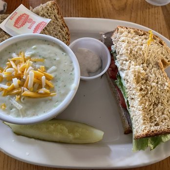 The Sage - Half Roast Beef Sandwich and Creamy Broccoli Soup - Sandwiches Near Me - Mcminnville, Oregon