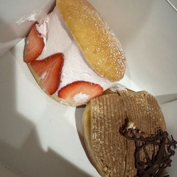 Sleepyhead Donut - strawberry cream and tiramisu - Donuts Near Me - Paradise, Nevada Sleepyhead Donut - strawberry cream and tiramisu - Donuts Near Me - Paradise, Nevada