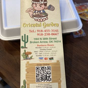 Oriental Garden - Their location because you don't want to miss this place! - Chinese Near Me - Broken Arrow, Oklahoma Oriental Garden - Their location because you don't want to miss this place! - Chinese Near Me - Broken Arrow, Oklahoma