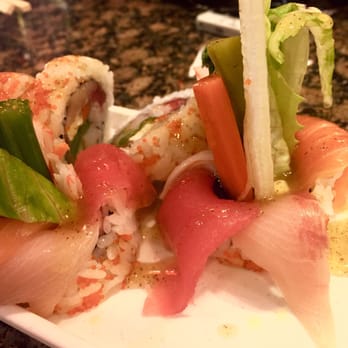 Yi Sushi Bistro - Mayflower sushi. Delicious but i was having problem eating in one bite :) - Japanese Near Me - Midvale, Utah Yi Sushi Bistro - Mayflower sushi. Delicious but i was having problem eating in one bite :) - Japanese Near Me - Midvale, Utah