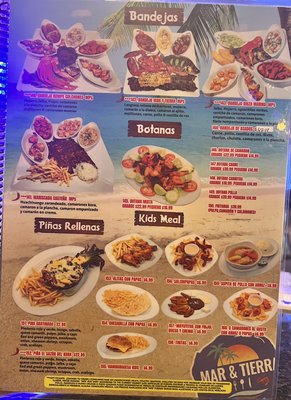 Menu photo 1 Mar y Tierra Restaurant Charlotte, NC