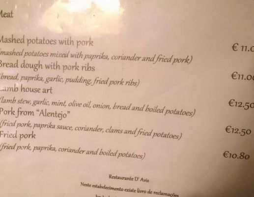 Menu photo 2 D'Avis Lisbon, 11