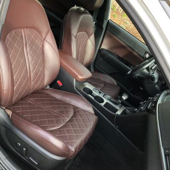 Pierre's Mobile Detailing - Our aubergine colored Nappa leather was treated with eco friendly cleaners and looked amazing. - Auto Detailing Near Me Pierre's Mobile Detailing - Our aubergine colored Nappa leather was treated with eco friendly cleaners and looked amazing. - Auto Detailing Near Me