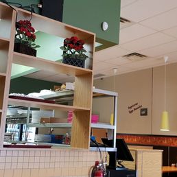 the interior of a restaurant