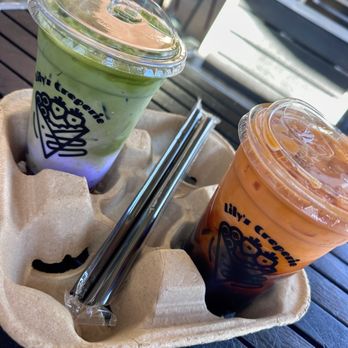 Lily's Creperie - Thai Chai Boba Tea + Matcha Taro Latte - Juice Bars & Smoothies Near Me - San Mateo, California