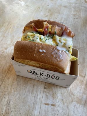 Oh K-Dog & Egg Toast by null