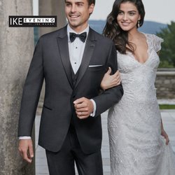 Liberty Men's Formals - Xavier by Ike Behar Dark Charcoal on display at Liberty Men's Formals