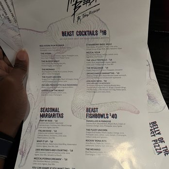 The Beast - Cocktail menu - New American Near Me - Las Vegas, Nevada