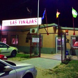 Parrilla Venta Las Tinajas Steakhouse, Rota, Spain 2-6-18 -- storefront at night