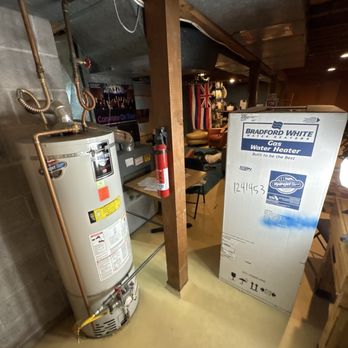 Bigfoot Plumbing - Old and new water heaters in my basement. The old one was over 20years old. - Plumbing Near Me Bigfoot Plumbing - Old and new water heaters in my basement. The old one was over 20years old. - Plumbing Near Me