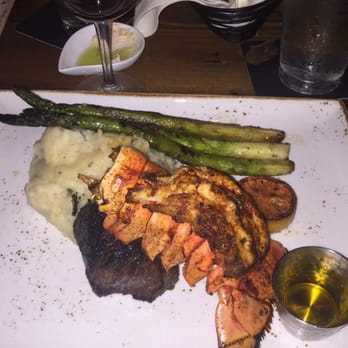Jimmy P's Charred - Wagyu filet with lobster tail - Steakhouses Near Me - Naples, Florida