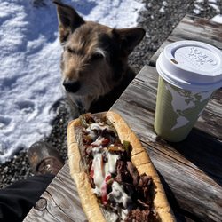 Bozeman Roasting - Philly Cheese steak & a excellent Coffee