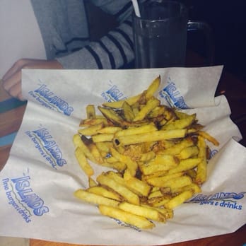 Islands Restaurant - Endless fries- Can ask for fries first before your burgers come out - American Near Me - Riverside, California Islands Restaurant - Endless fries- Can ask for fries first before your burgers come out - American Near Me - Riverside, California
