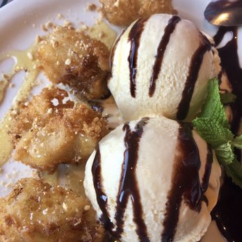 Chao Praya - Fried bananas with vanilla ice cream - Thai Near Me - Novato, California
