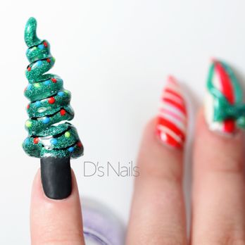 D’s Nails - 3D Christmas tree - Nail Salons Near Me - Lebanon, Virginia D’s Nails - 3D Christmas tree - Nail Salons Near Me - Lebanon, Virginia