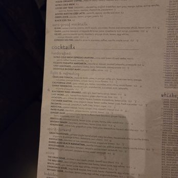 GRANVILLE - Cocktail menu Aug 2026 - New American Near Me - Burbank, California GRANVILLE - Cocktail menu Aug 2026 - New American Near Me - Burbank, California