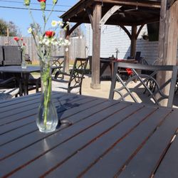 Hardin Creek - A baby shower set up on the back patio!