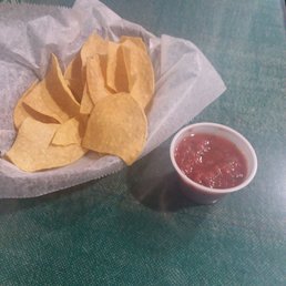 Complimentary chips and salsa!