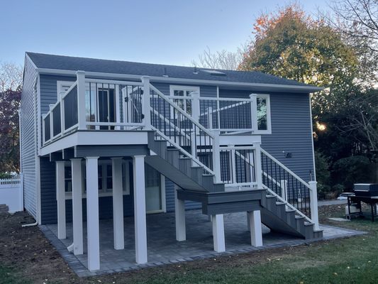 Stairwell Project - Commack, NY - Deck Remodel Stairwell Project - Commack, NY - Deck Remodel