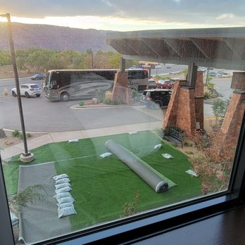 Hyatt Place Moab - My "view" from room 215 I paid extra for - Hotels Near Me - Moab, Utah Hyatt Place Moab - My "view" from room 215 I paid extra for - Hotels Near Me - Moab, Utah