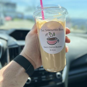 The Sprouted Bean Coffee - Caramel iced latte - Coffee & Tea Near Me - Westover, West Virginia The Sprouted Bean Coffee - Caramel iced latte - Coffee & Tea Near Me - Westover, West Virginia