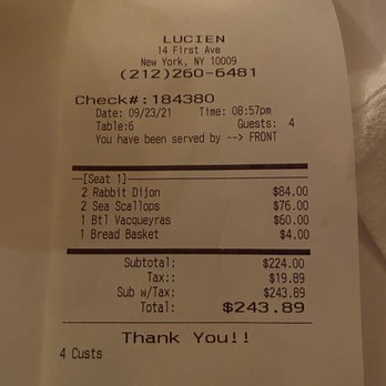 Lucien - French Near Me - New York, New York Lucien - French Near Me - New York, New York