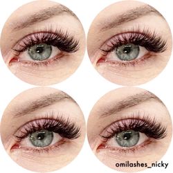 O Mi Lashes Nicky - Natural refill 3D for beautiful lady