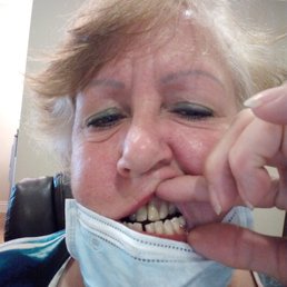 Wooden teeth might look better!