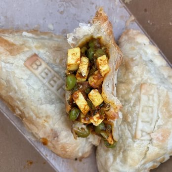 Bombolé - Matar Paneer Empanada - Indian Near Me - Tucson, Arizona