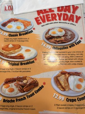 Menu photo 1 Loaded Cafe - Long Beach Long Beach, CA