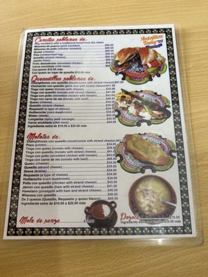 Menu photo 1 Antojitos Tomy Puebla, PUE Menu photo 1 Antojitos Tomy Puebla, PUE