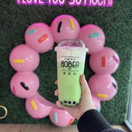 Mung Bean Pandan Latte Mung Bean Pandan Latte