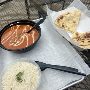 Zila Indian Kitchen - Butter Chicken Entree (with rice) & Naan Bread - Indian Near Me - Louisville, Kentucky Zila Indian Kitchen - Butter Chicken Entree (with rice) & Naan Bread - Indian Near Me - Louisville, Kentucky