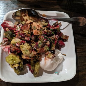 AOC - Brussel sprouts (it's good!) - Cocktail Bars Near Me - Los Angeles, California